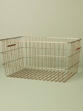 Large Rectangular Brass Wire Storage Basket
W/ Handles Hearth & Hand™  Magnolia